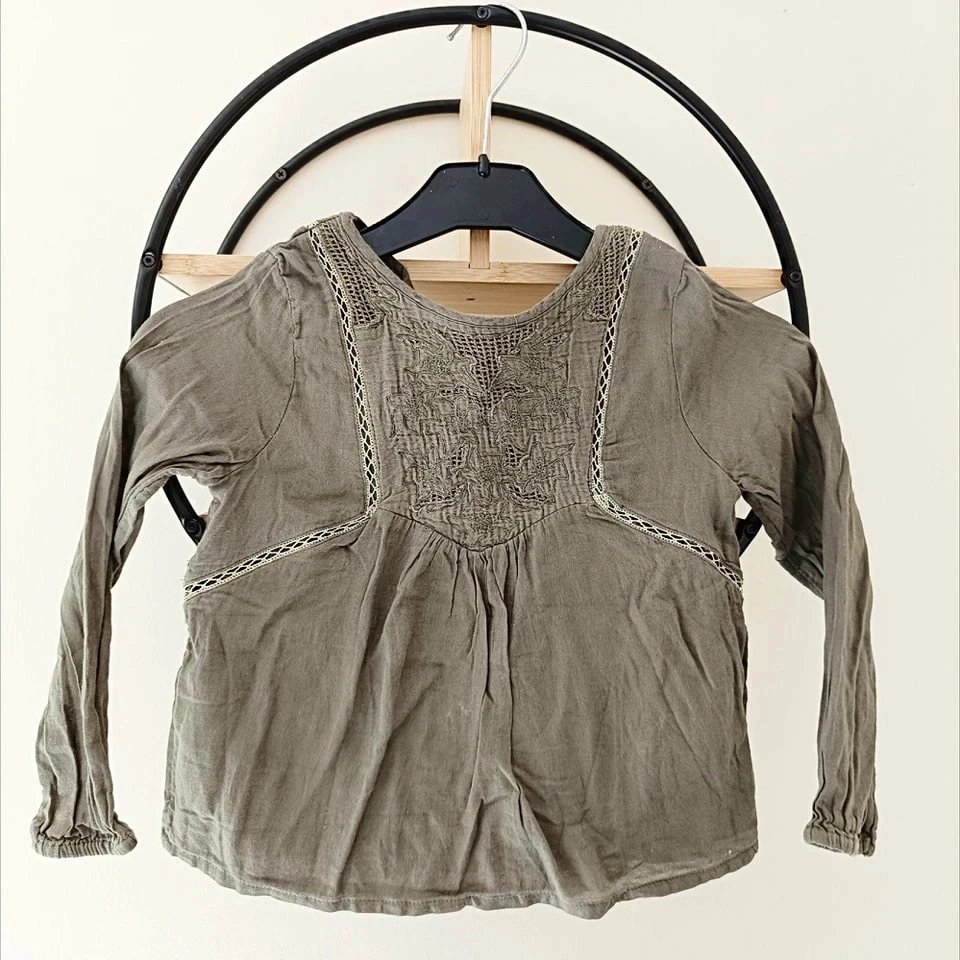 5 ans blouse tape a l'oeil